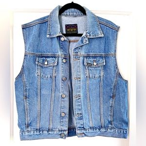 Vintage Oversized Denim Vest